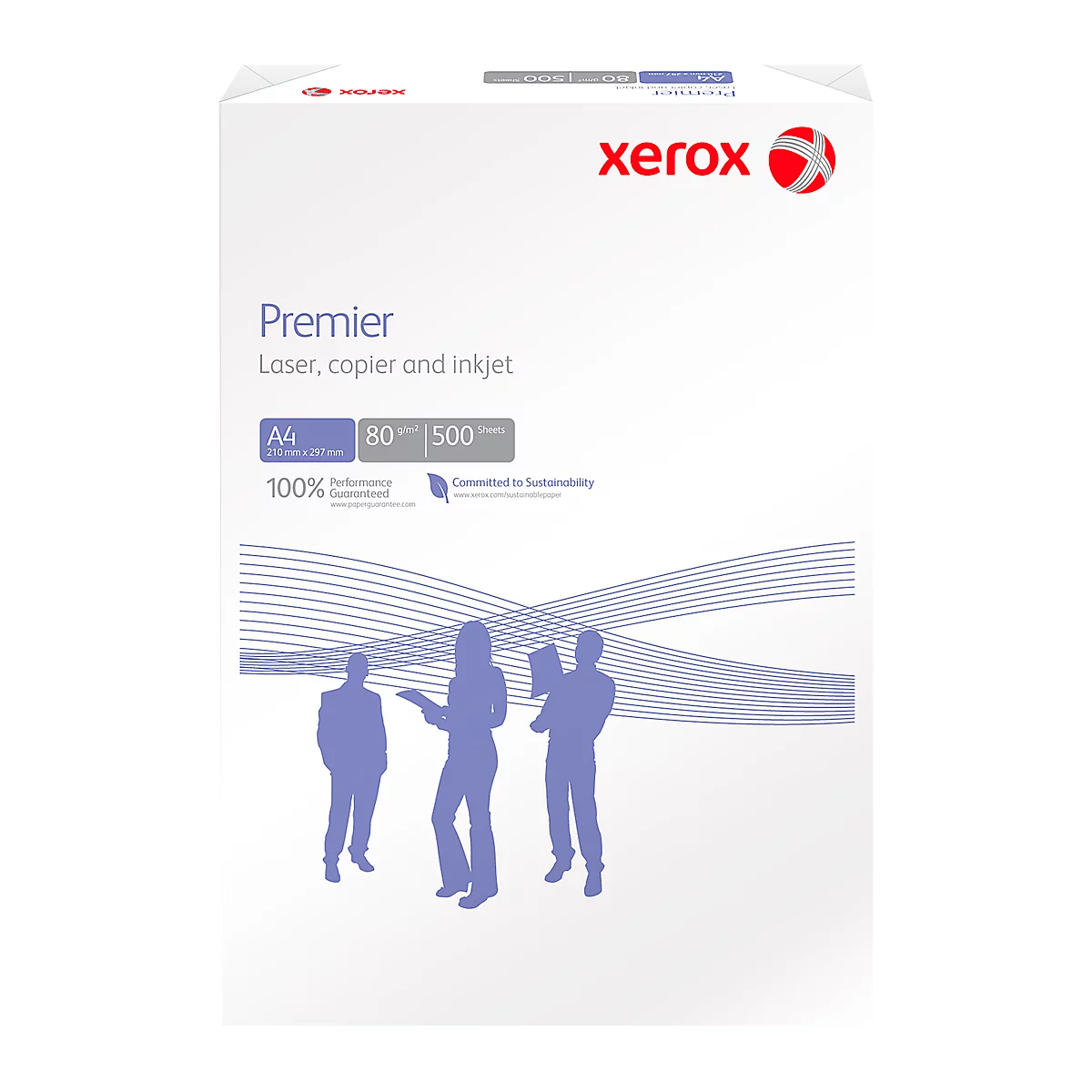Papier copieur Premier ECF Xerox, 80 g/m², blanc pur
