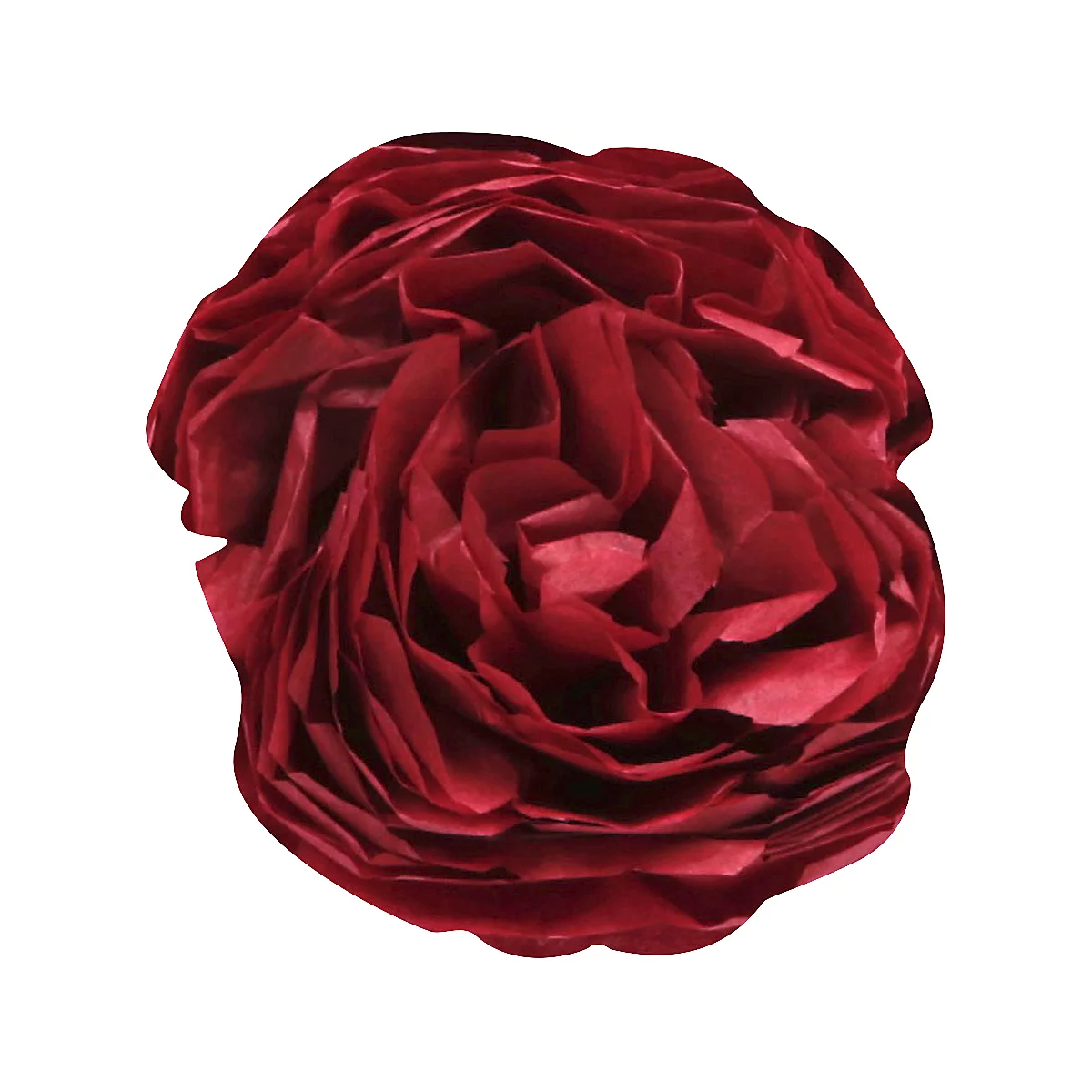 Papier de soie Clairefontaine, 500 x 750 mm, résistant à l'eau, plié, 24 feuilles, bordeaux
