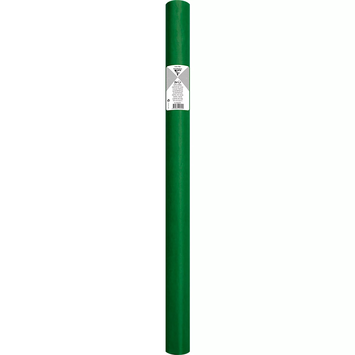 Papier de soie Clairefontaine, 500 x 750 mm, résistant à l'eau, plié, 24 feuilles, vert