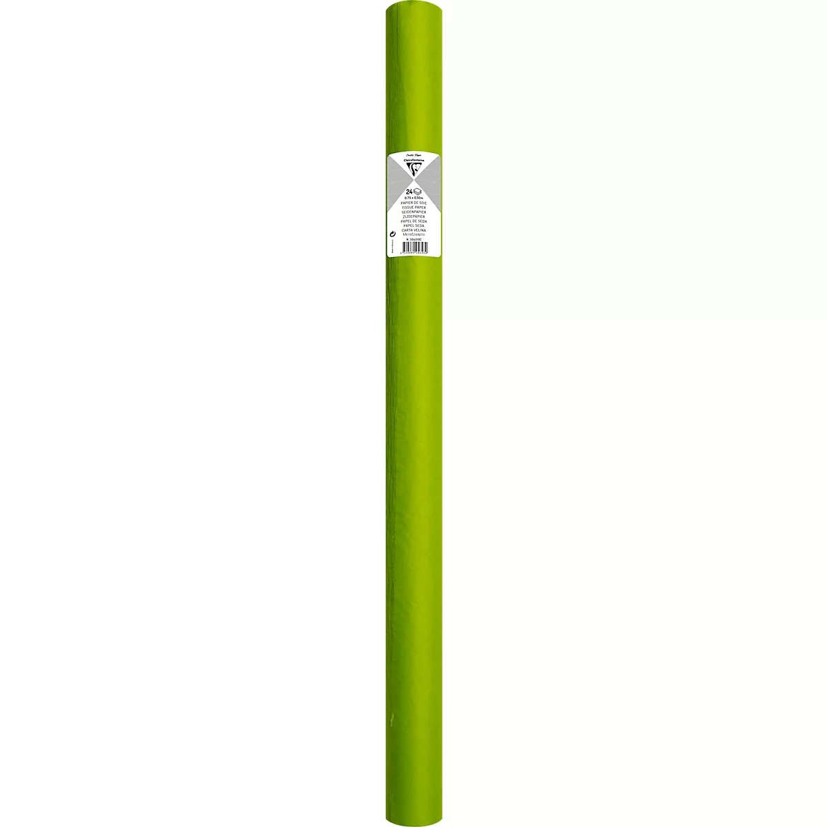 Papier de soie Clairefontaine, 500 x 750 mm, résistant à l'eau, plié, 24 feuilles, vert pomme