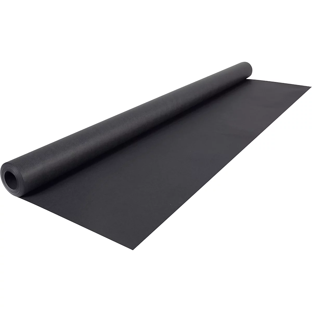 Papier kraft Clairefontaine, noir, côtelé, certifié PEFC, 1 rouleau de L 10 m x l 700 mm