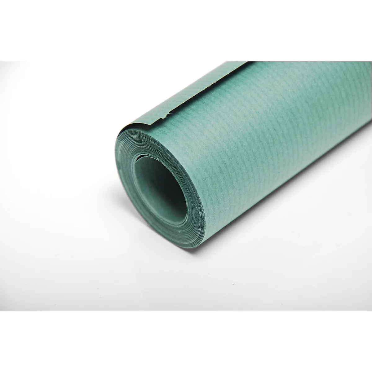 Papier kraft Clairefontaine, vert mousse, côtelé, certifié PEFC, 1 rouleau de L 10 m x l 700 mm