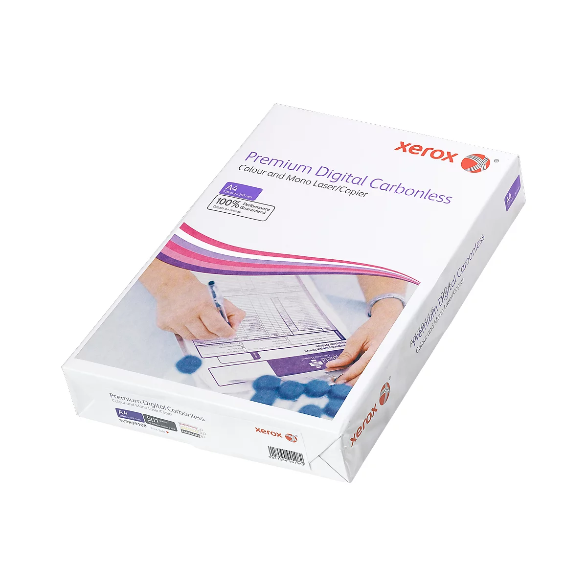 Papier Premium Digital Carbonless 003R99108 Xerox, format A4 3 feuillets blanc/jaune/rose
