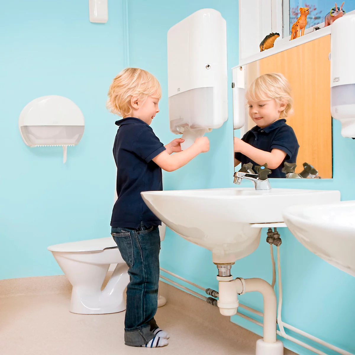 Papier toilette Tork® Jumbo Advanced 120272, 2 plis, compatible T1, 6 rouleaux de L 360 m x l 94 mm, papier FSC®, blanc