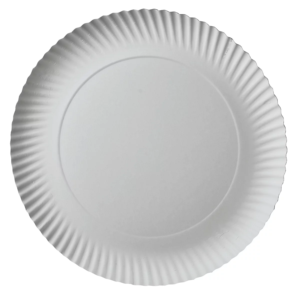 Papieren borden Papstar Pure, wegwerp, rond, Ø 290 mm, voedselveilig, FSC®-gecertificeerd &amp; composteerbaar, wit, 2 x 100 stuks