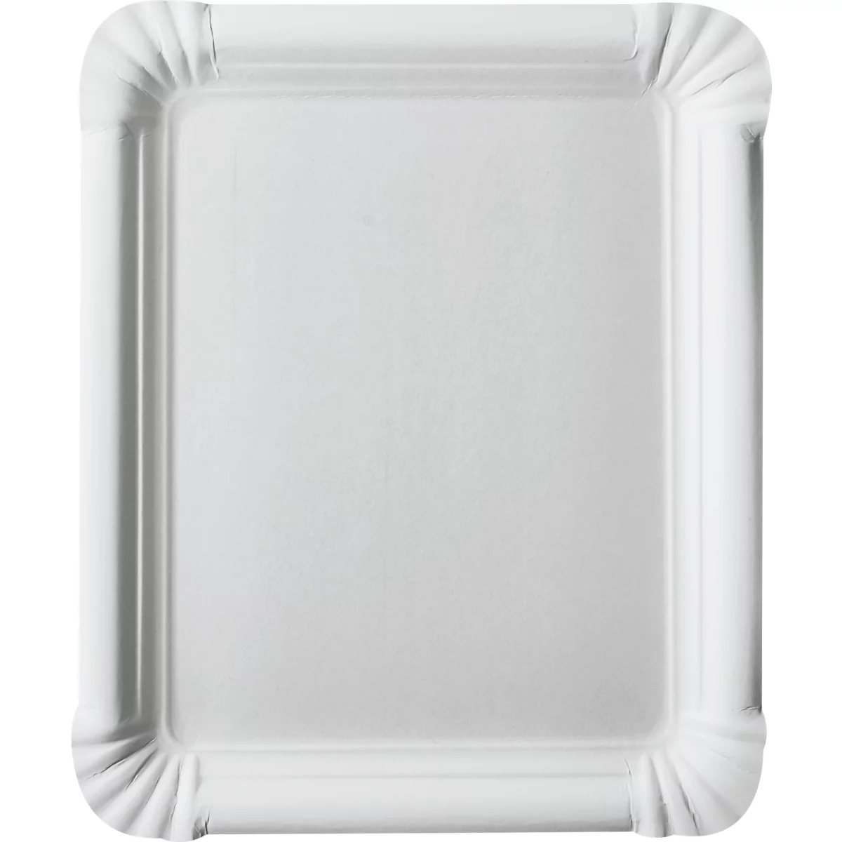Papieren borden Papstar Pure, wegwerp, vierkant, B 200 x H 165 mm, voedselveilig, FSC®-gecertificeerd &amp; composteerbaar, wit, 2 x 250 stuks