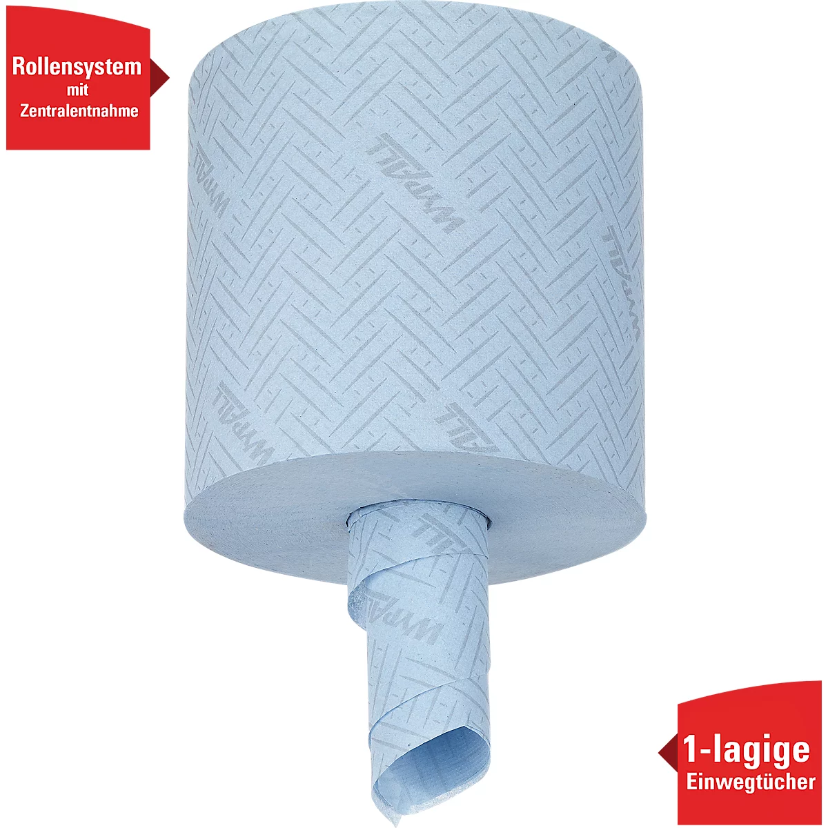 Papieren doekjes WypAll® L10, voor voeding en hygiëne, 6 x 630 doekjes, blauw