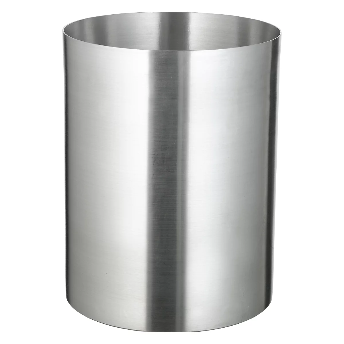 Papierkorb, Aluminium, 13 l, ohne Löschdeckel