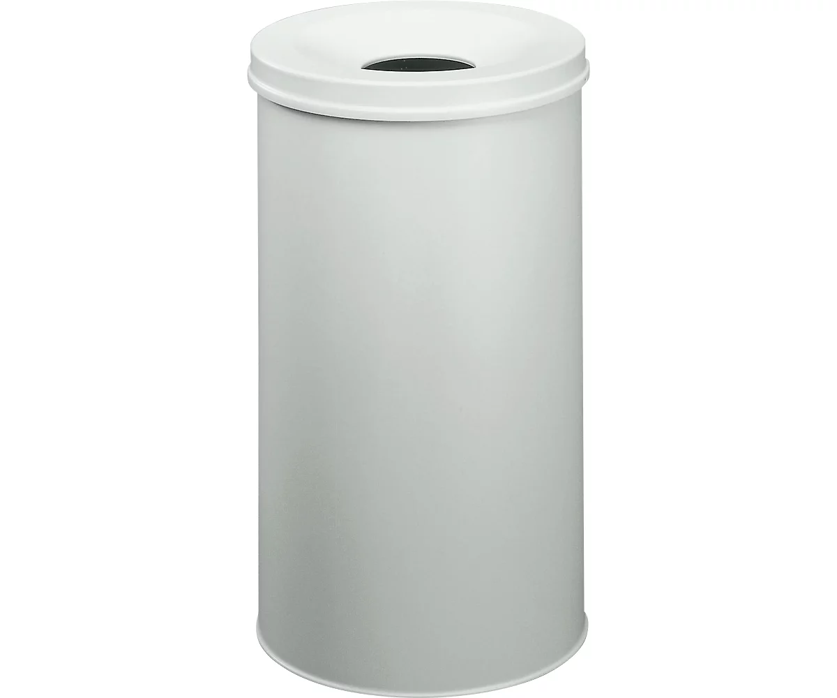 Papierkorb Safe, selbstlöschend, 60 L, grau