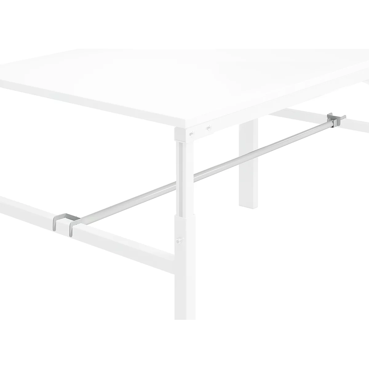 Papierrolhouder serie TPB, montage onder tafel TPB, B 1500 mm