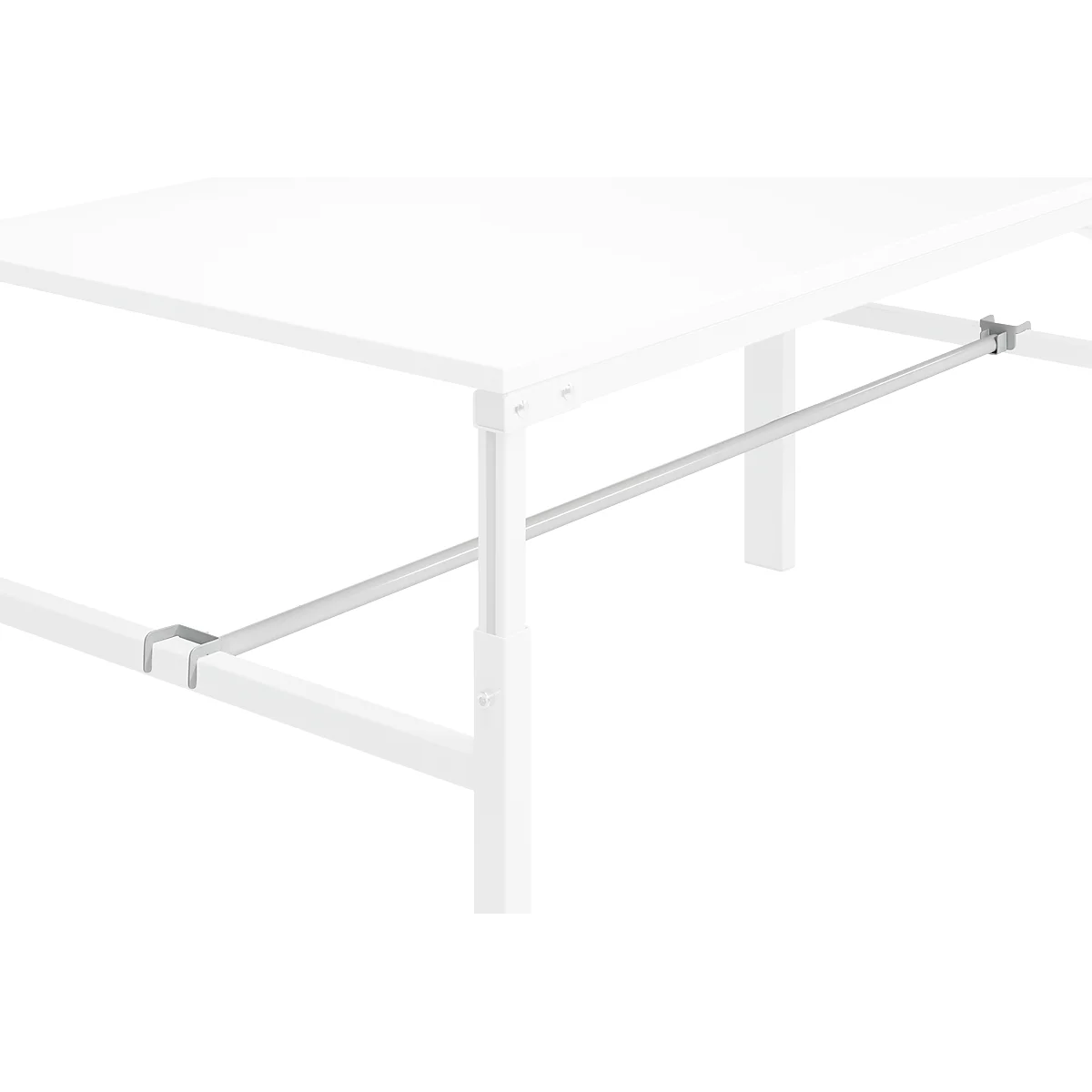 Papierrolhouder serie TPB, montage onder tafel TPB, B 1800 mm