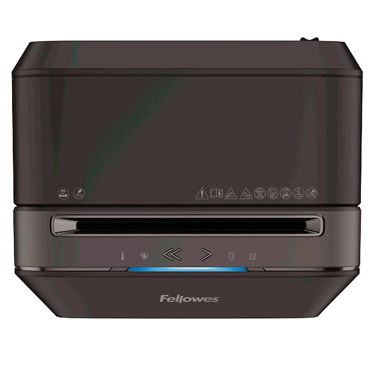 Papiervernietiger Fellowes® Powershred LX 210, deeltjesversnipperaar 4 x 12 mm, P-4, 23 l, snijcapaciteit 16 vel, met rollen, zwart