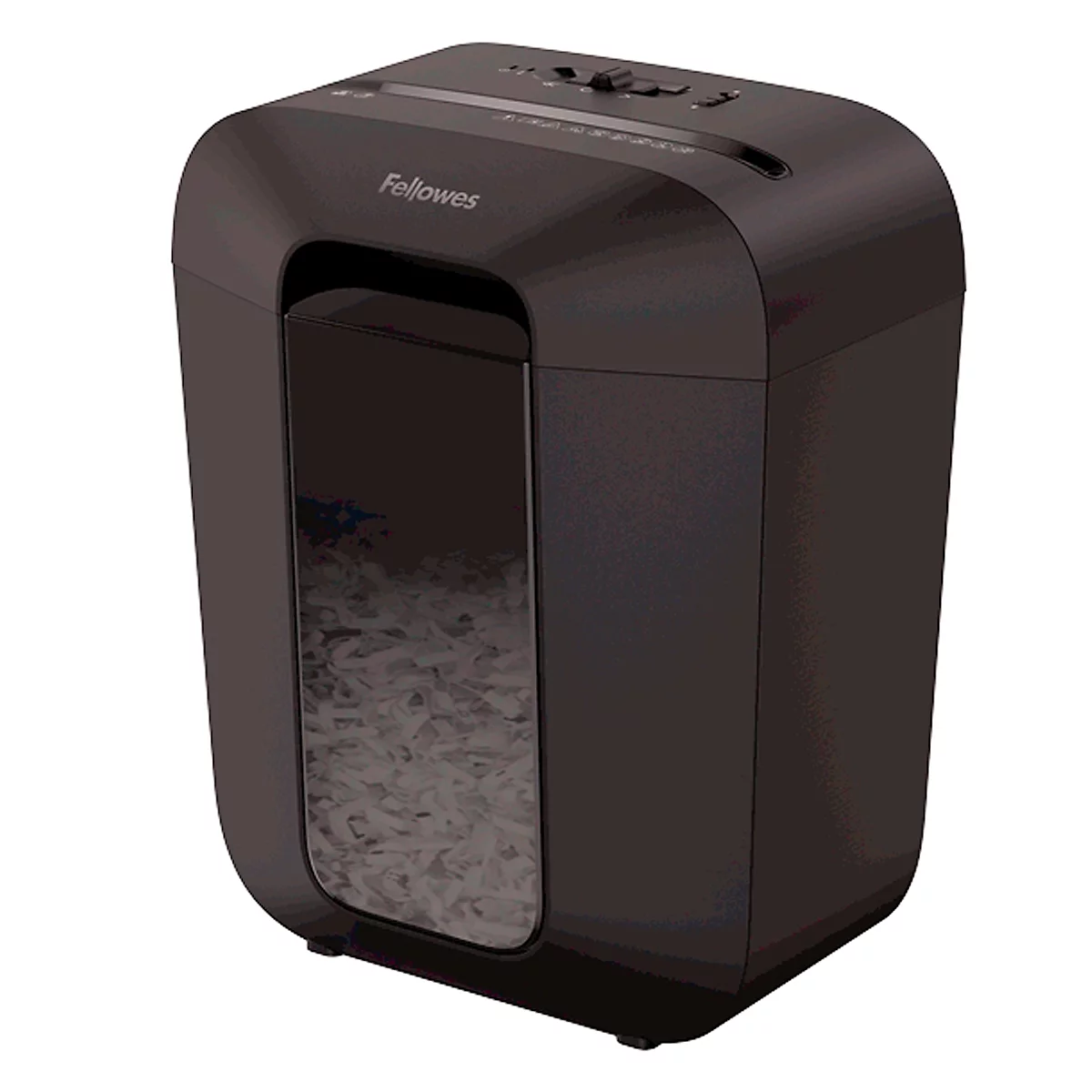 Papiervernietiger Fellowes® Powershred LX 45, deeltjesversnipperaar 4 x 37 mm, P-4, 17 l, snijcapaciteit 8 vel, zwart