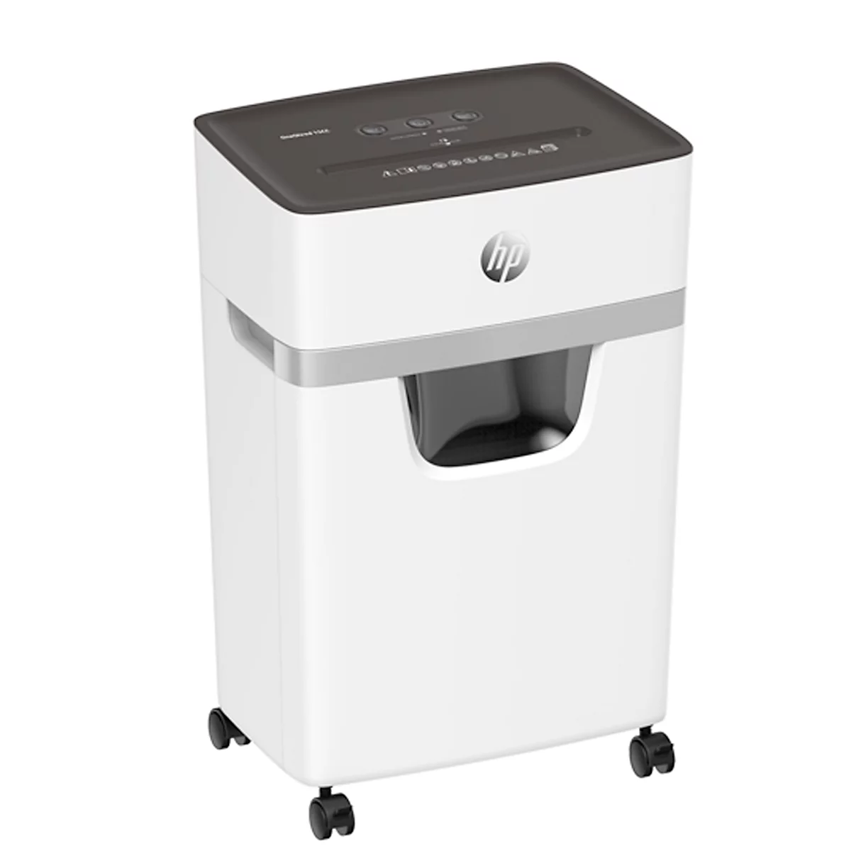 Papiervernietiger HP One Shred 15 CC, 4 x 35 mm deeltjesgrootte, P-4, 20 l, snijcapaciteit 15 vel