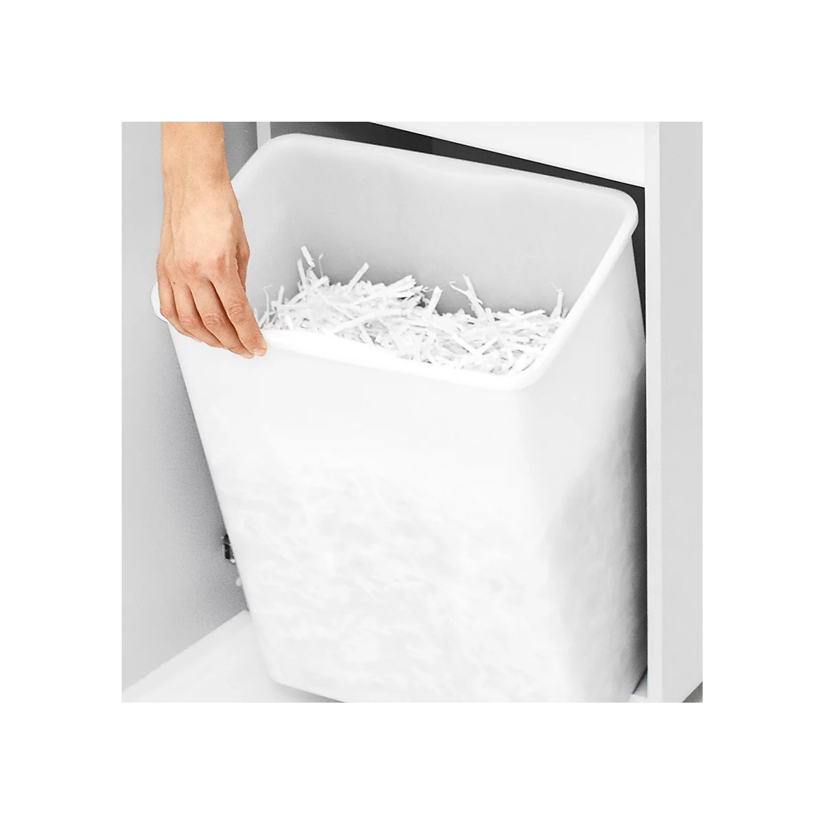 Papierversnipperaar IDEAL 2445 CC, particle-cut 4 x 40 mm, P-4, 35 l, snijvermogen 11-15 vel, met olie-injectie