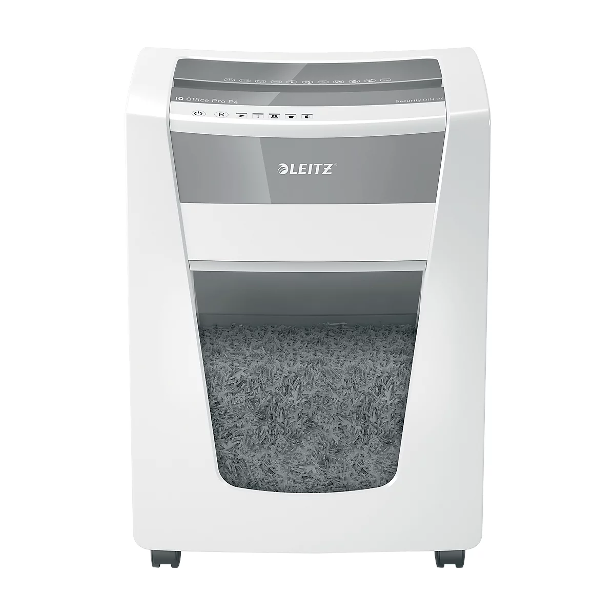 Papierversnipperaar Leitz IQ Office Pro, particle-cut 4 x 40 mm, P4, 30 l, 20-22 vel, anti-vastloop