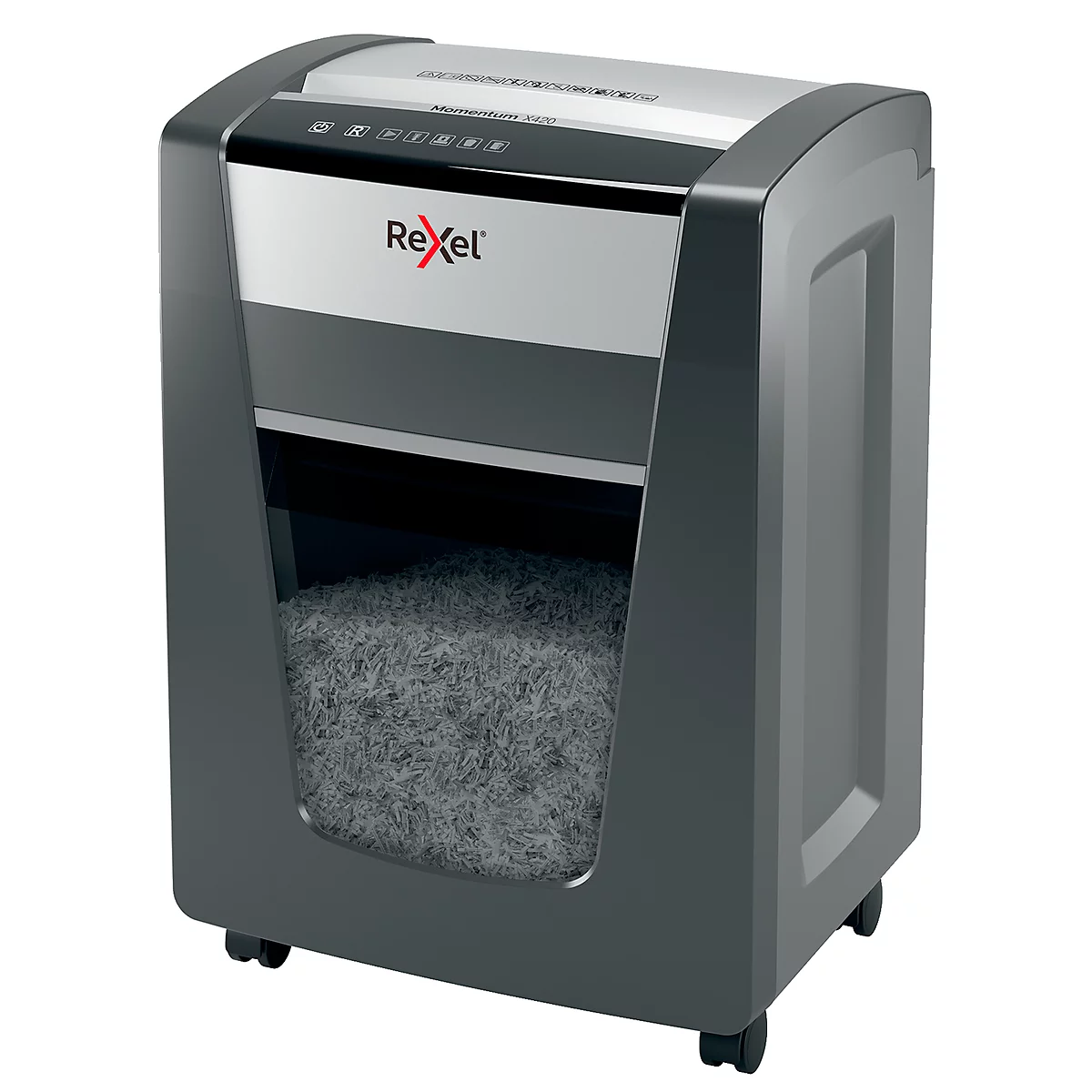 Papierversnipperaar Rexel Momentum X420, particle-cut 4 x 40 mm, P-4, 30 l, snijvermogen 20 vel