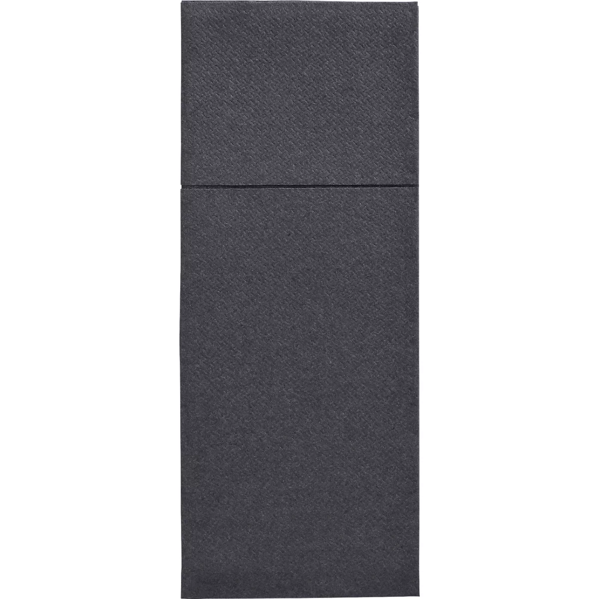 Dunkelgraue Schachtel, mit leicht strukturierter Oberfläche und einer horizontalen Linie.