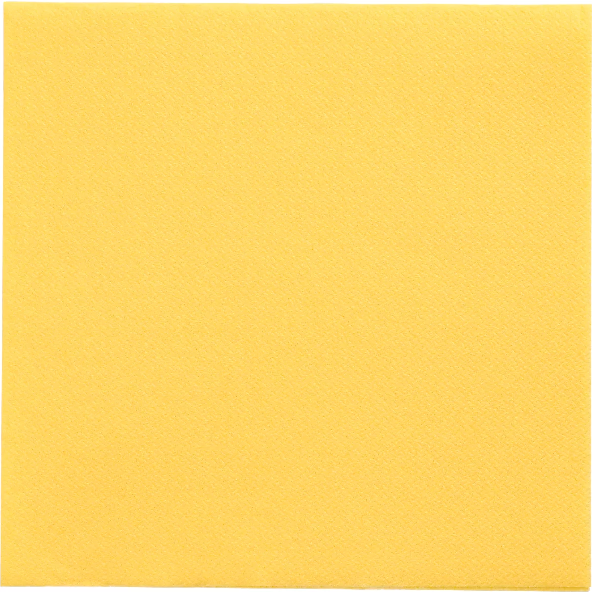 Papstar servetten "DAILY Collection" 1/4-vouw, cellulose, FSC-gecertificeerd, B 320 x H 320 mm, geel, 150 stuks