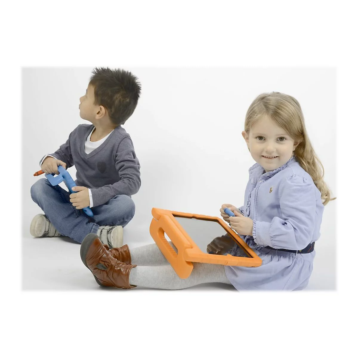 PARAT KidsCover - Schutzhülle für Tablet - ungiftiger EVA-Schaumstoff - orange - 10.2' - für Apple 10.2-inch iPad (7. Generation)