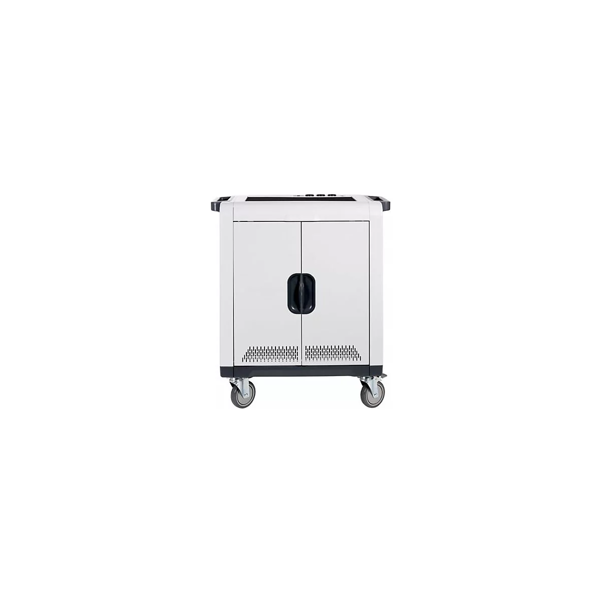 PARAT PARAPROJECT Trolley i32 PRO - Wagen sync, charge, secure and transport - für 32 Tablets - verriegelbar - ABS-Kunststoff, Stahl - weiß