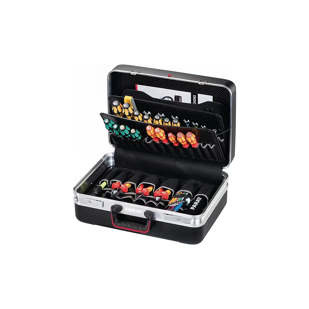 PARAT Schalenkoffer CLASSIC Plus, B460xT190xH310mm, 27l, Con-Pearl® X-ABS, Aluminiumrahmen, schwarz