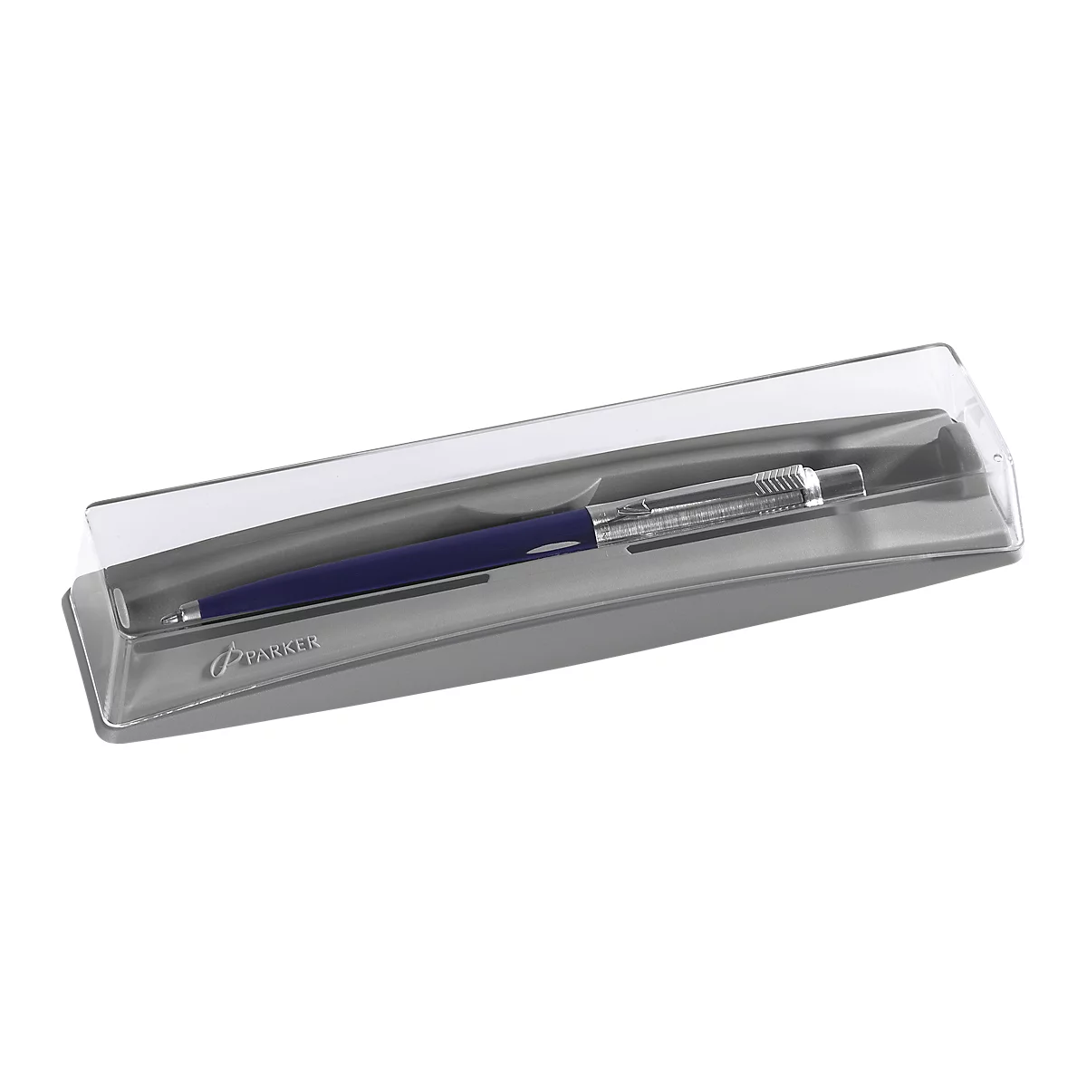 PARKER Druckkugelschreiber Jotter, blau/chrom