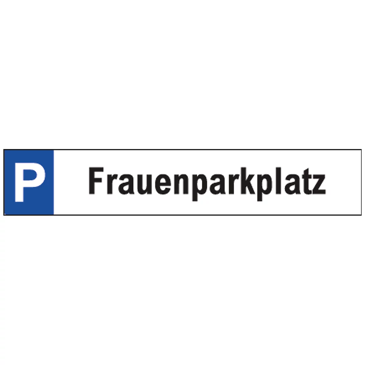 Parkplatzschild, Frauenparkplatz