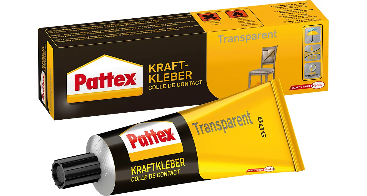 waterbestendig Raap zelfstandig naamwoord Pattex krachtlijm transparant, bevat oplosmiddel, 50 g voordelig kopen |  Schäfer Shop