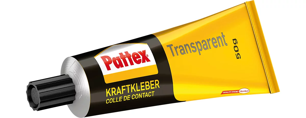 Pattex Kraftkleber Transparent, lösemittelhaltig, 50 g