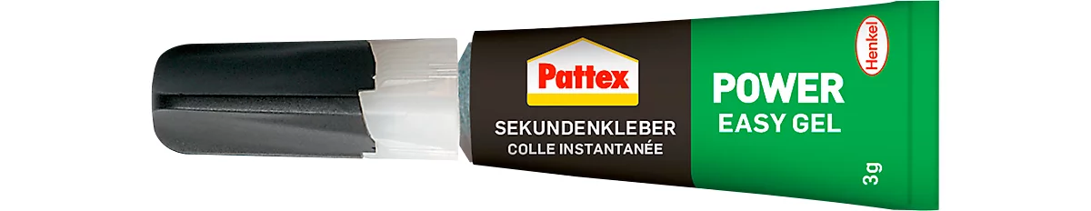 Pattex Sekundenkleber Power Easy Gel, 3 g