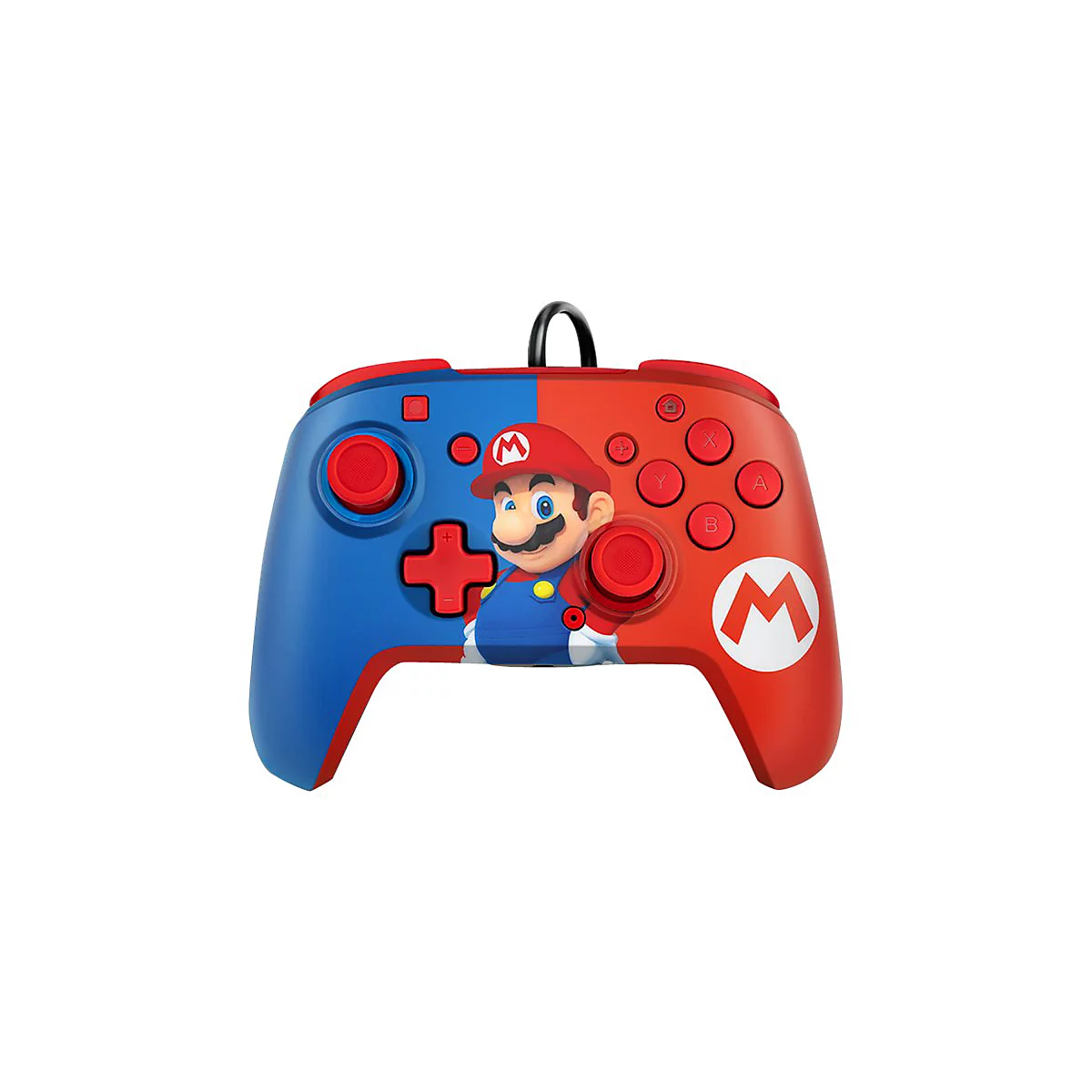 PDP Faceoff Deluxe+ Audio Wired Controller - Game Pad - kabelgebunden - Power Pose Mario - für Nintendo Switch