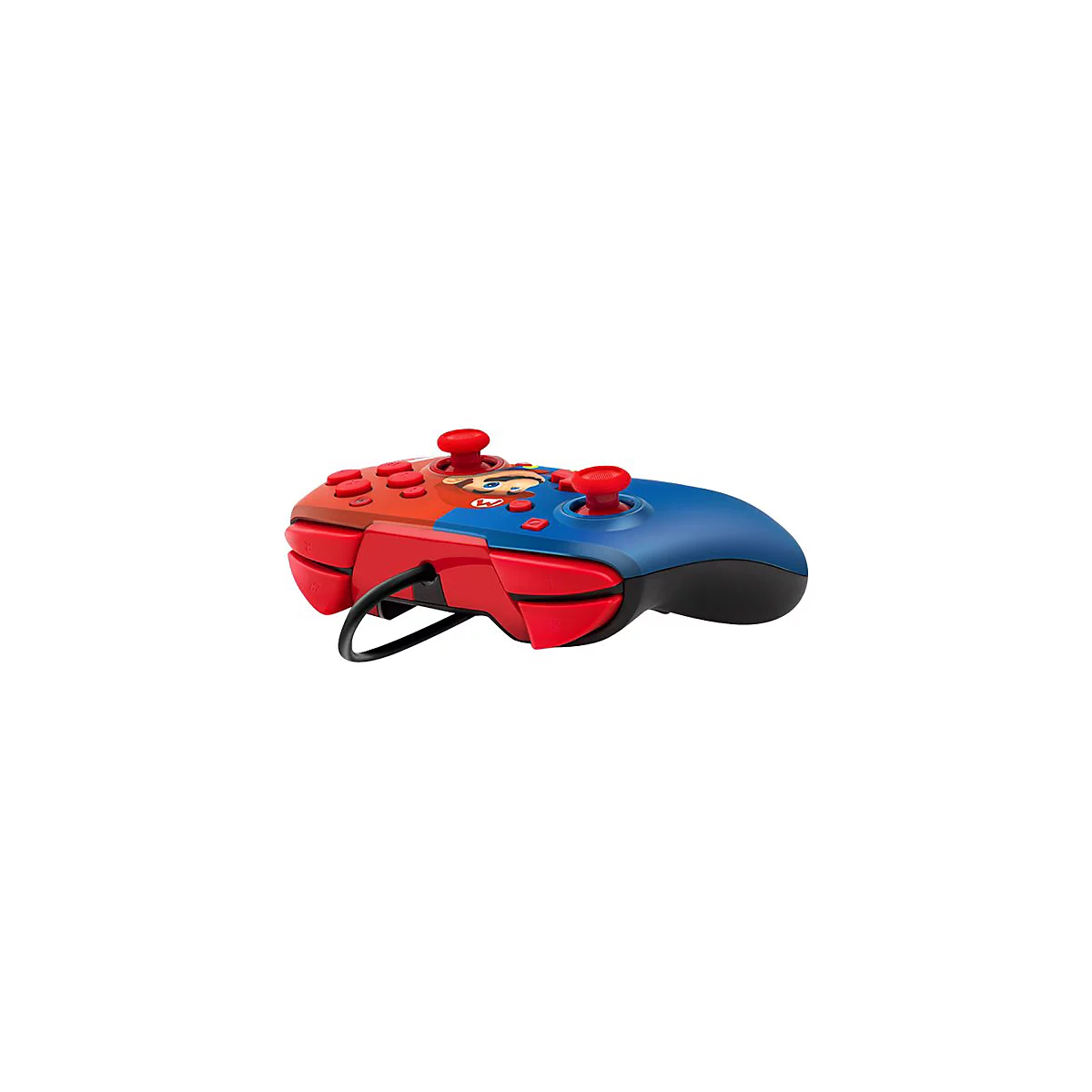 PDP Faceoff Deluxe+ Audio Wired Controller - Game Pad - kabelgebunden - Power Pose Mario - für Nintendo Switch