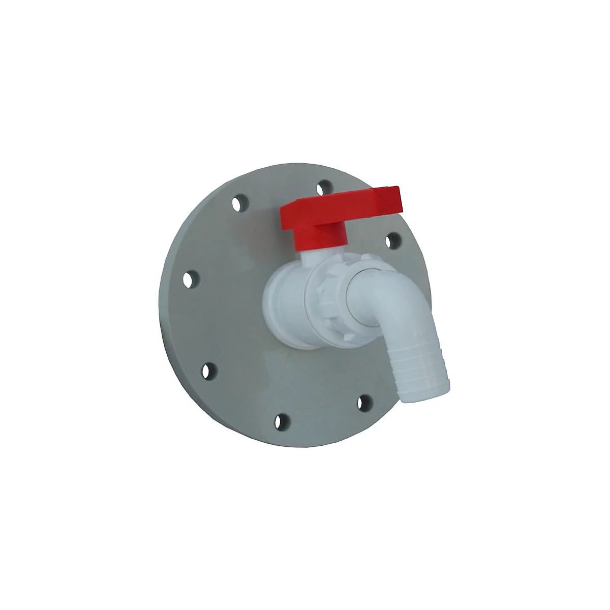 PE-kunststofkraan 1 1/4” voor ruimtebesparende tank
