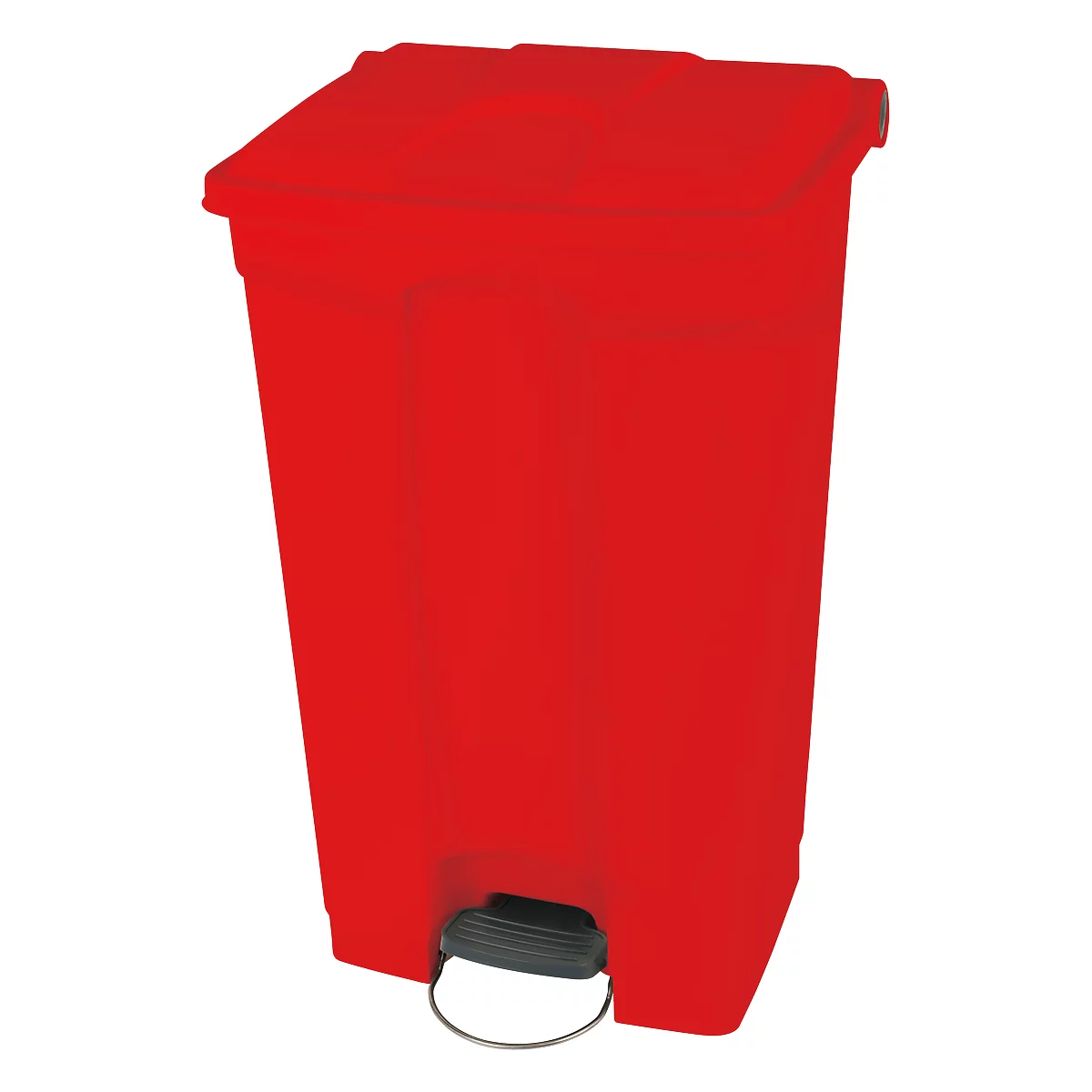 Pedaalemmer van polyetheen 90 l, rood
