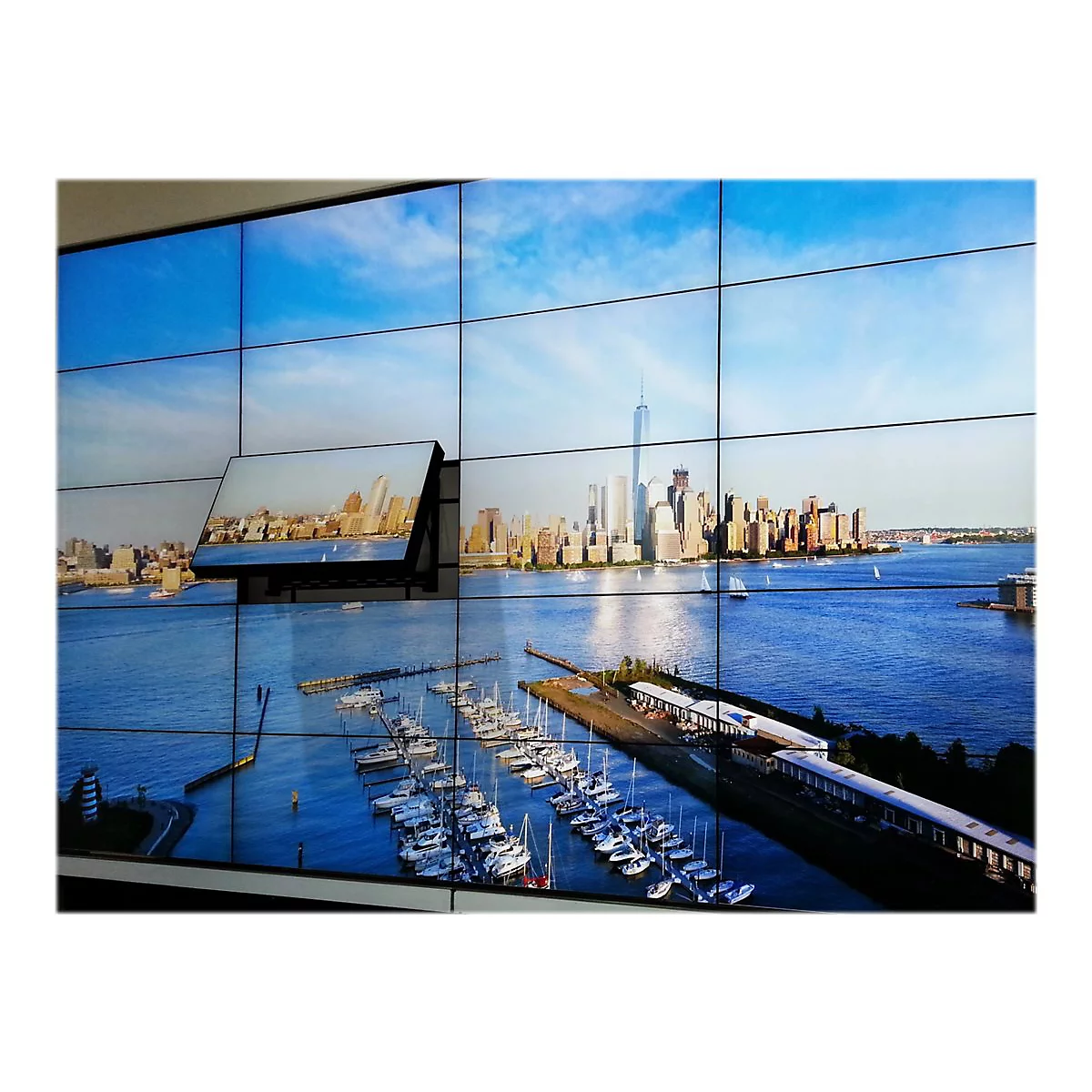 Peerless-AV SmartMount DS-VW765-LQR - Befestigungskit (Wandmontage) - für Videoleinwand - schwarze Pulverbeschichtung - Bildschirmgröße: 116.8-165.1 cm (46'-65') - Wandmontage