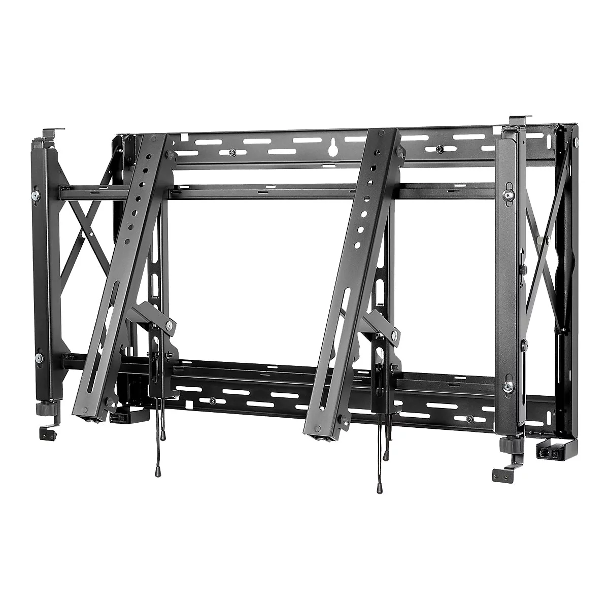 Peerless-AV SmartMount DS-VW765-LQR - Befestigungskit (Wandmontage) - für Videoleinwand - schwarze Pulverbeschichtung - Bildschirmgröße: 116.8-165.1 cm (46'-65') - Wandmontage