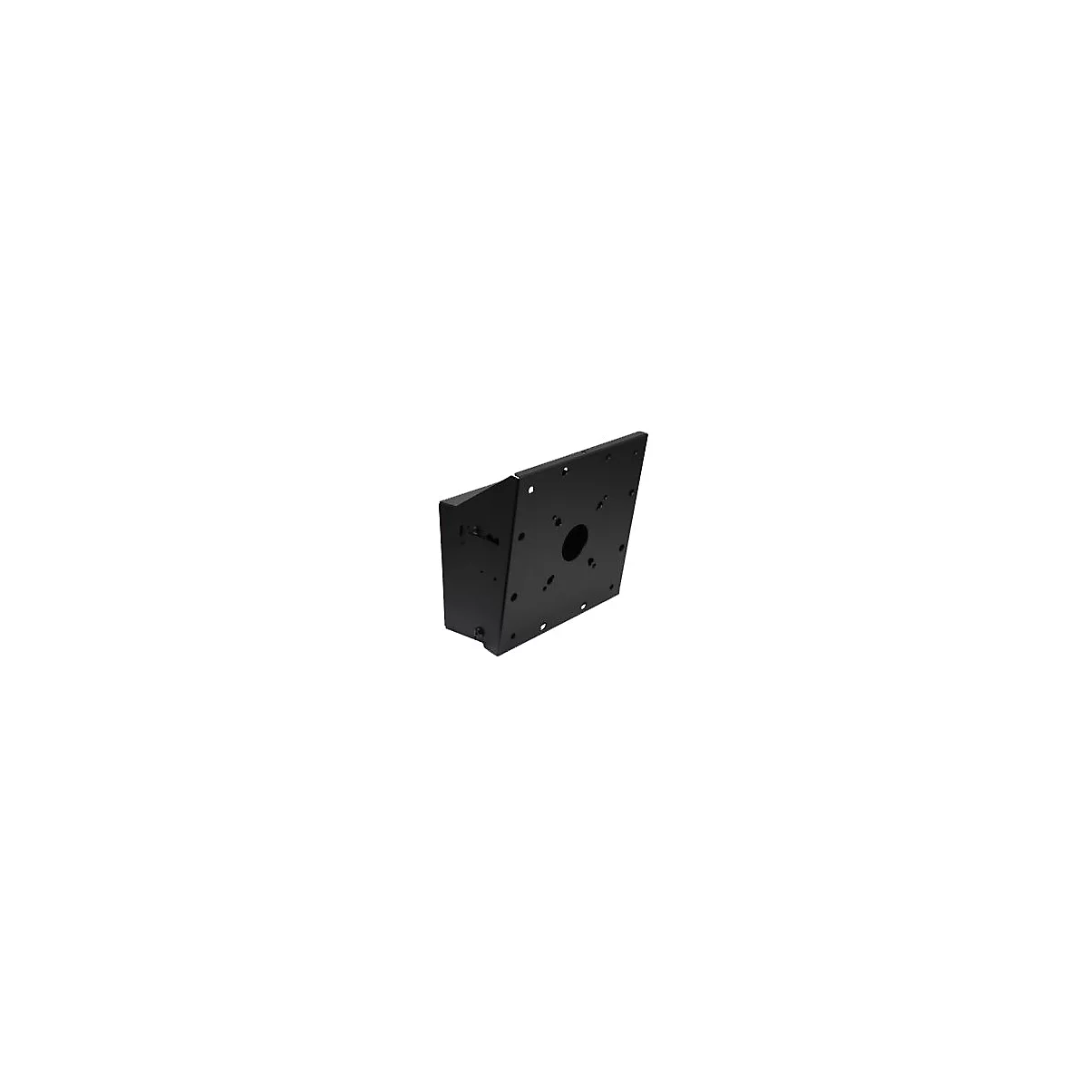Peerless Modular Series Dual-Pole Single Display Mount - Montagekomponente (Stangenbefestigung, VESA-Adapter) - für LCD-Display - schwarze Pulverbeschichtung - Bildschirmgröße: 117-229 cm (46'-90') - Montageschnittstelle: 200 x 200 mm