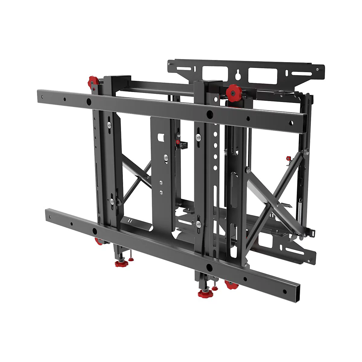 Peerless SmartMount Supreme Full Service Video Wall Mount with Quick Release - Klammer - für Videoleinwand - Schwarz - Bildschirmgröße: 116.8-152.4 cm (46'-60') - Wandmontage