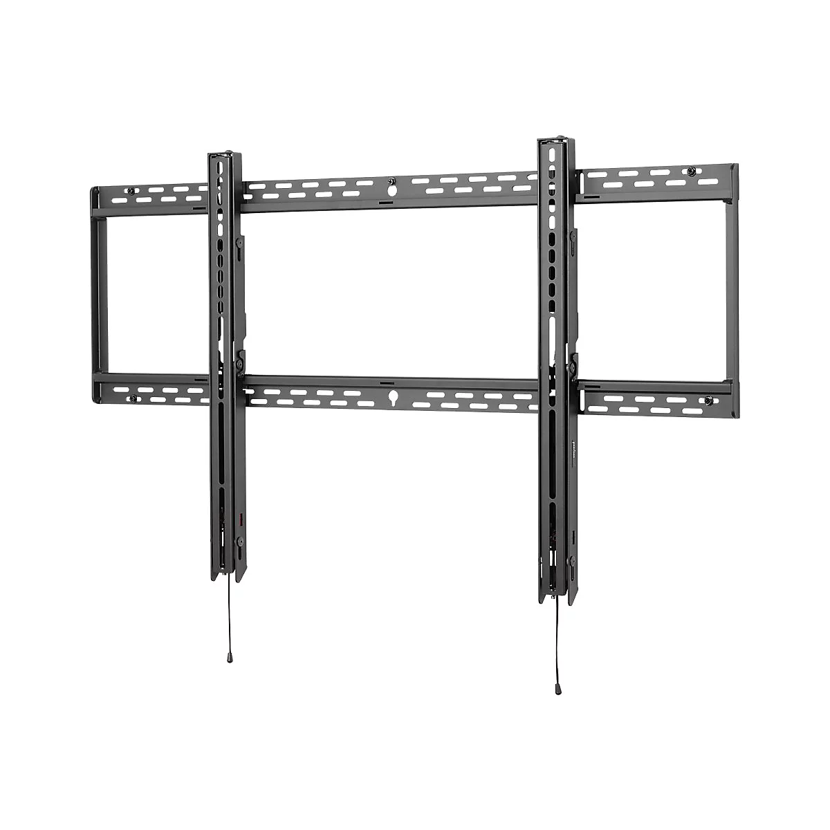 Peerless SmartMount Universal Flat Wall Mount SF680P - Befestigungskit (Wandplatte, Adapter für Halterung) - für Flachbildschirm - Stahl, Epoxidharz - Schwarz (60'-95') - Montageschnittstelle: 1100 x 650 mm