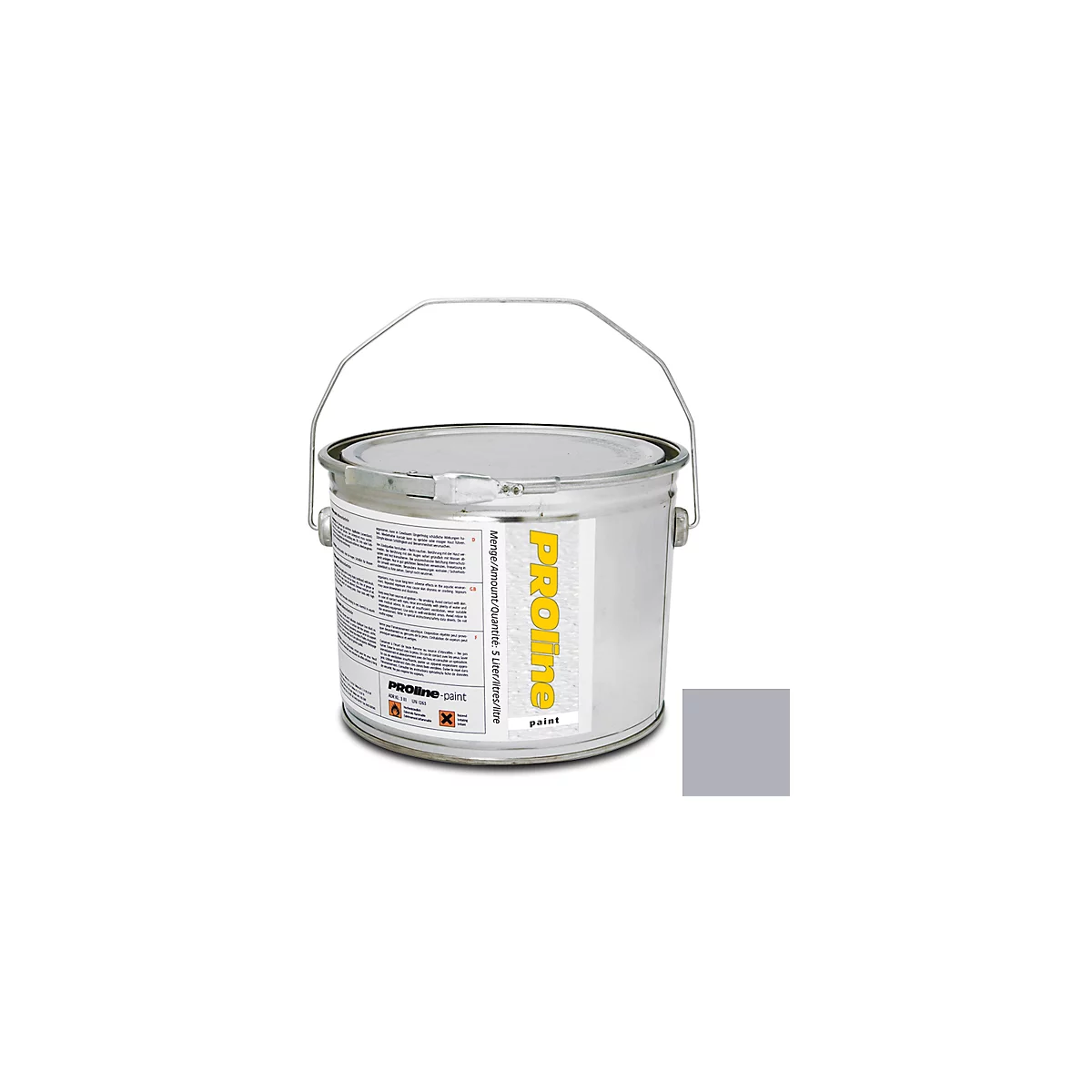 Peinture de sol intérieur PROline-paint, argent