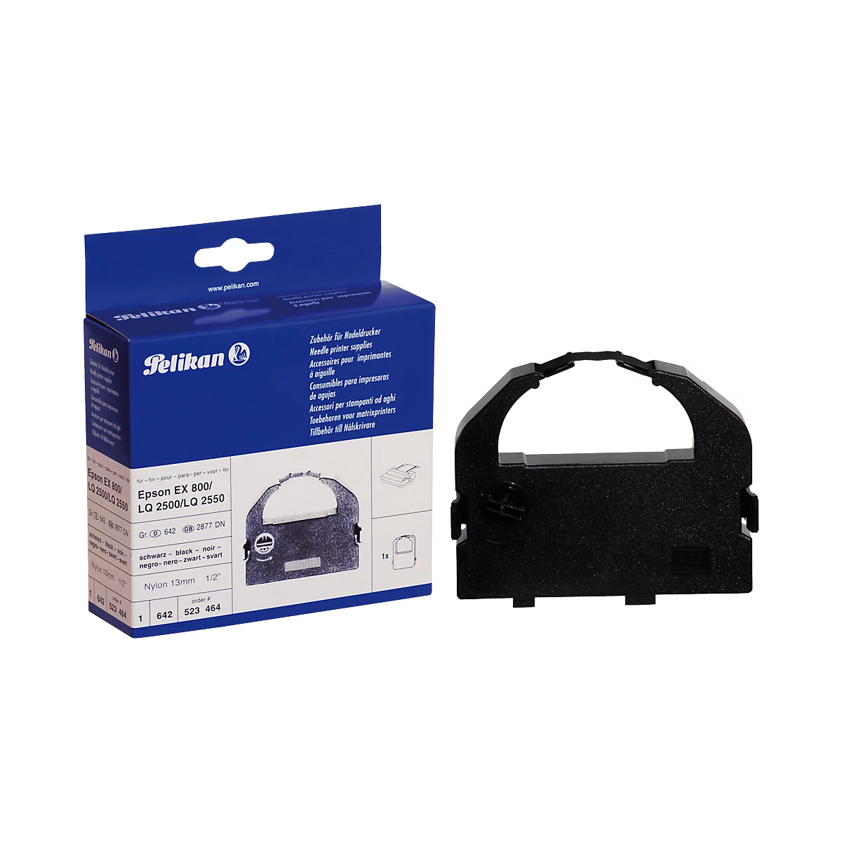 Pelikan hoogwaardig printerlint Epson LQ-670 zwart