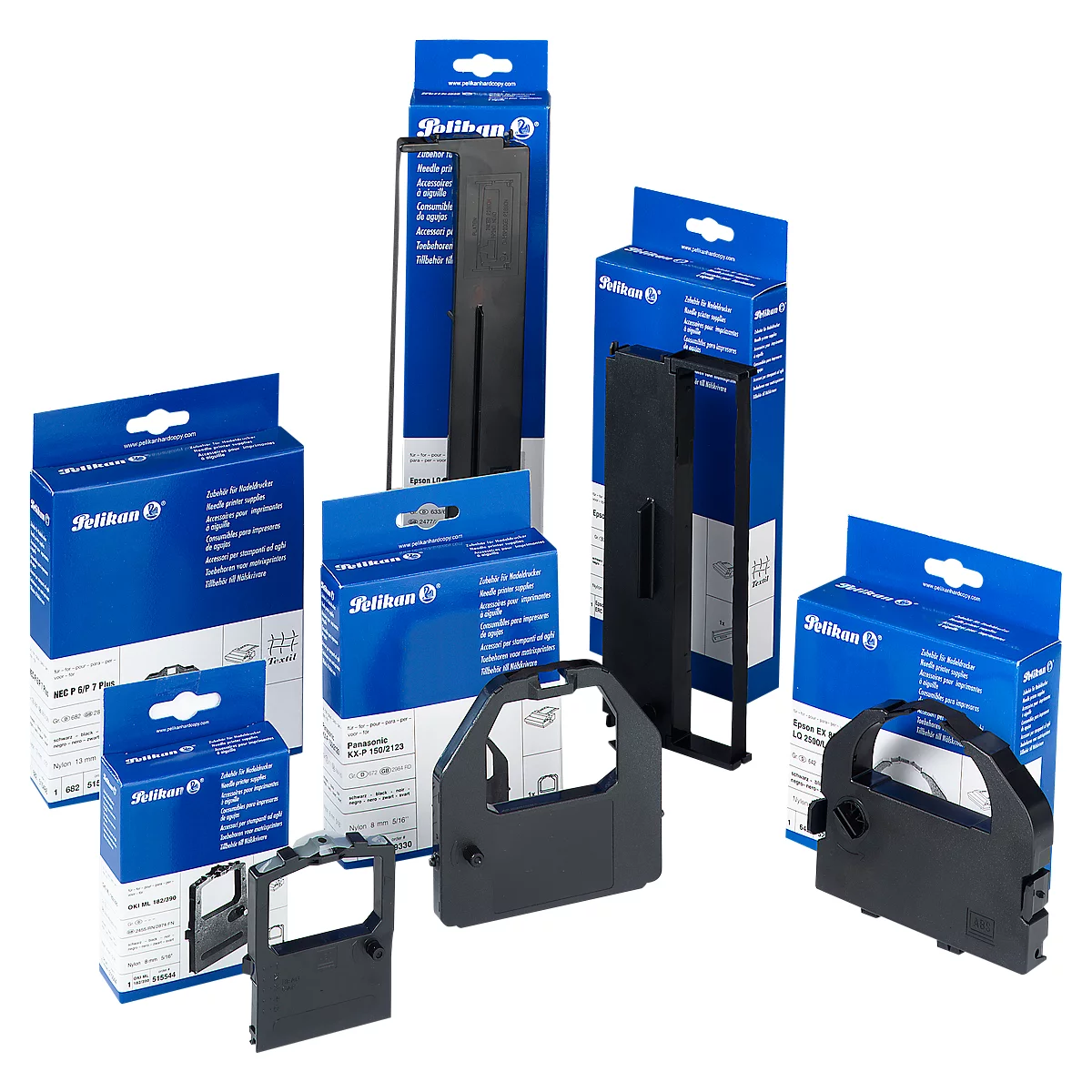 Pelikan Qualitäts-Druckerfarbband Gruppe 633/635, schwarz