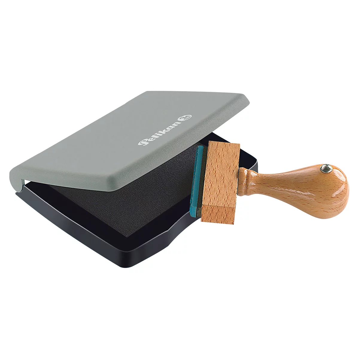 Pelikan stempelkussen maat nr. 3, voor rubber- en polymeerstempels, Oppervlakte 5 x 7 cm, zwart