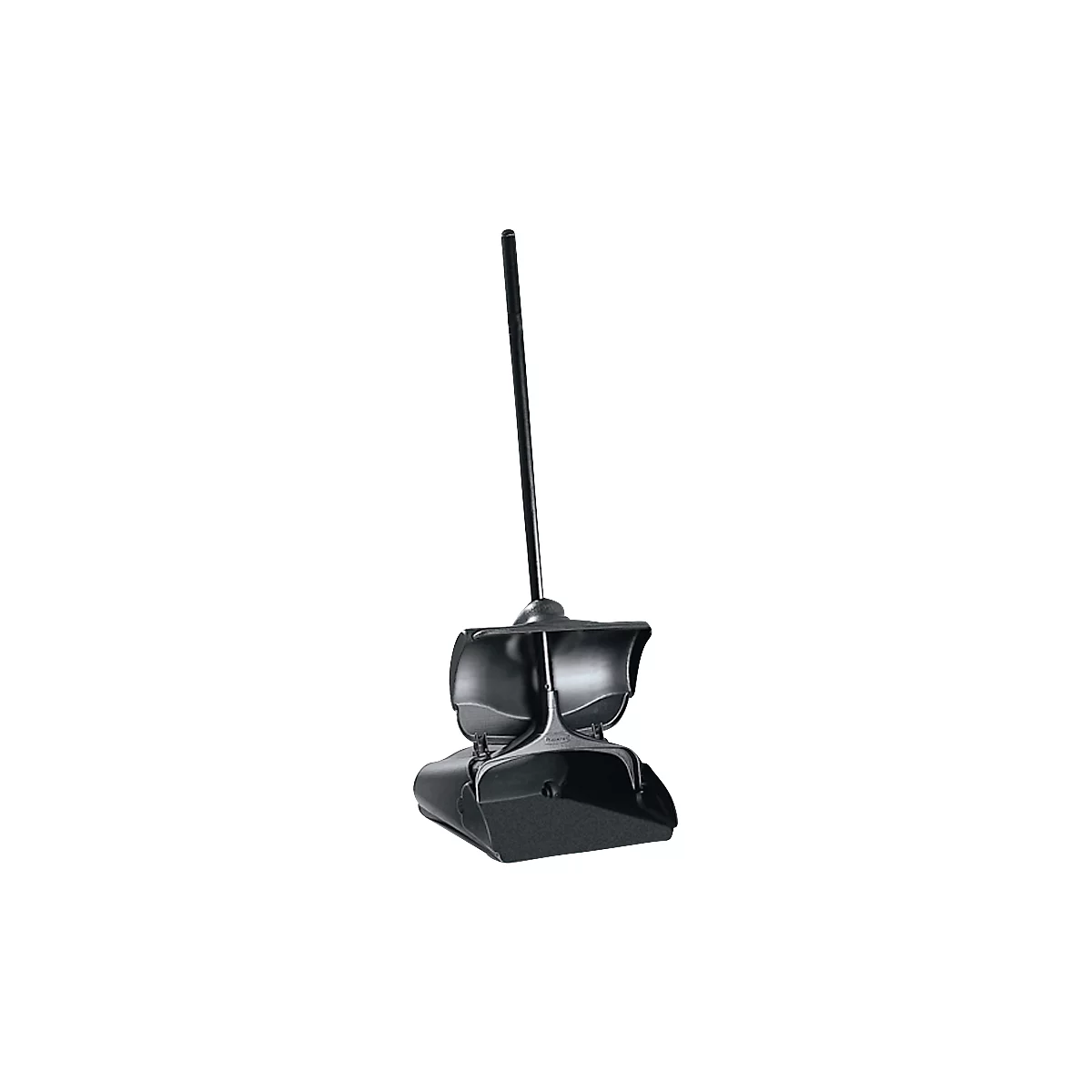 Pelle à poussière Rubbermaid Lobby Pro® Executive-Serie™, avec manche &amp; couvercle, plastique, noir