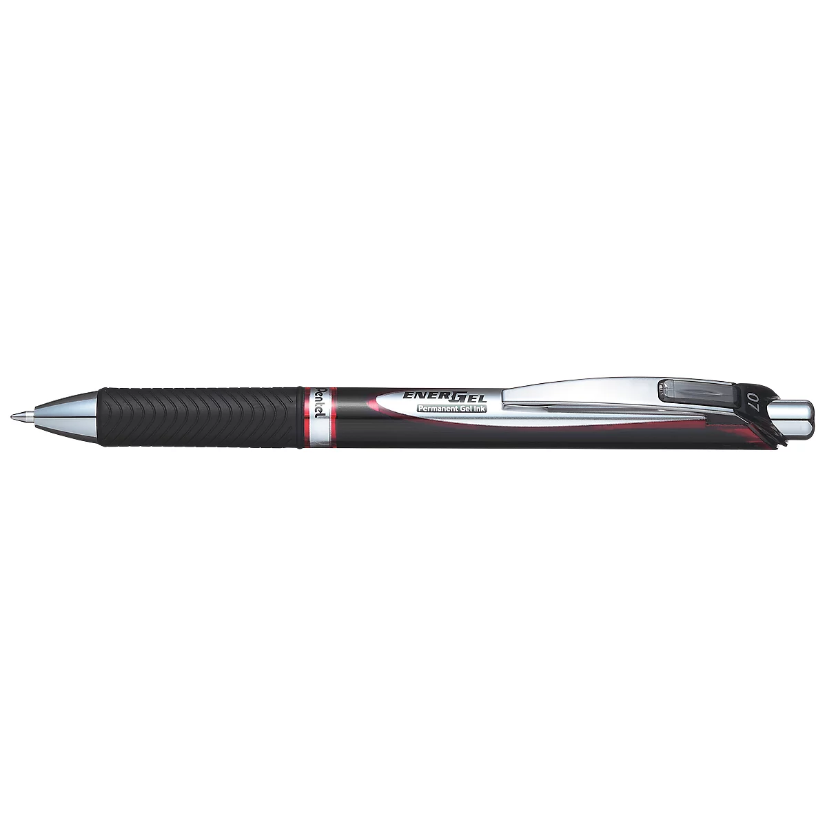 Pentel® rollerbalpen EnerGel BLP77, 12 stuks, rood