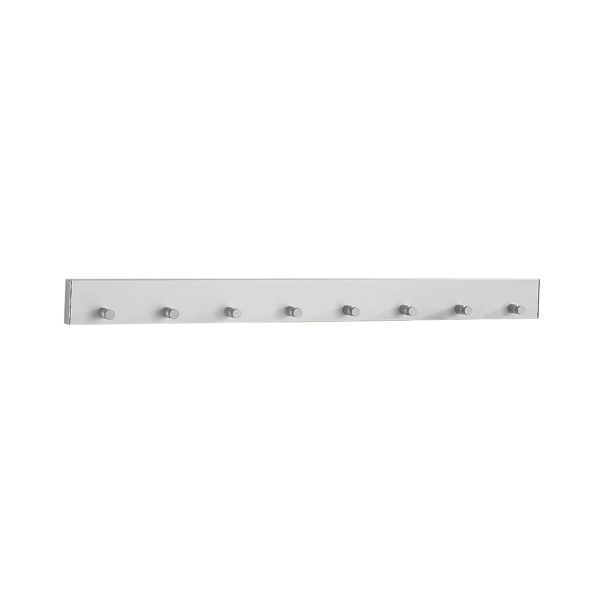 Perchero de pared de aluminio, anchura 800 mm