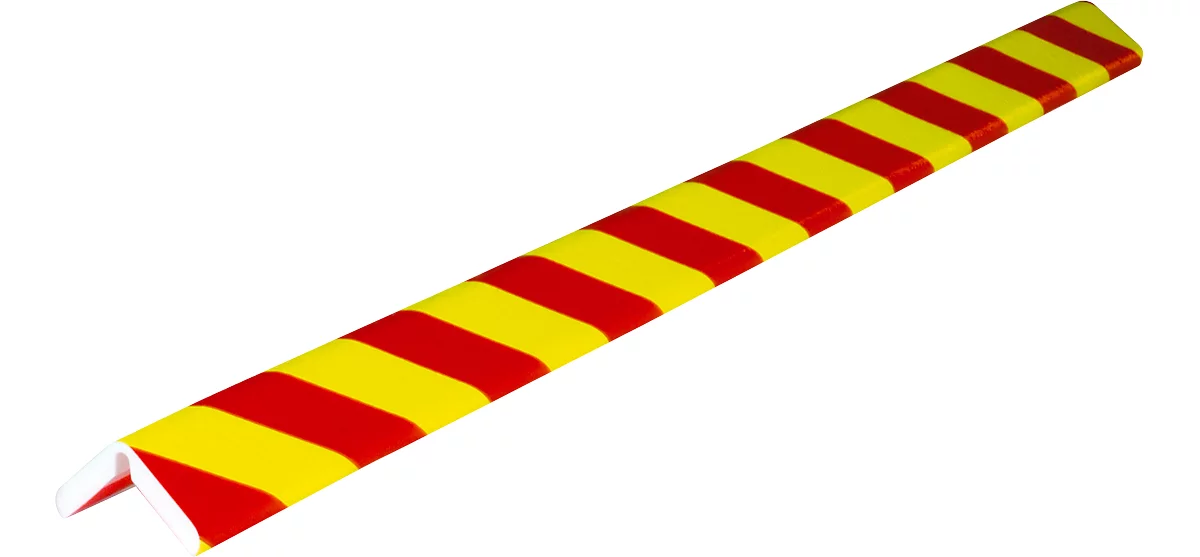 Perfil de protección de esquinas Knuffi®-Flex, pieza de 1 metro, rojo/neón