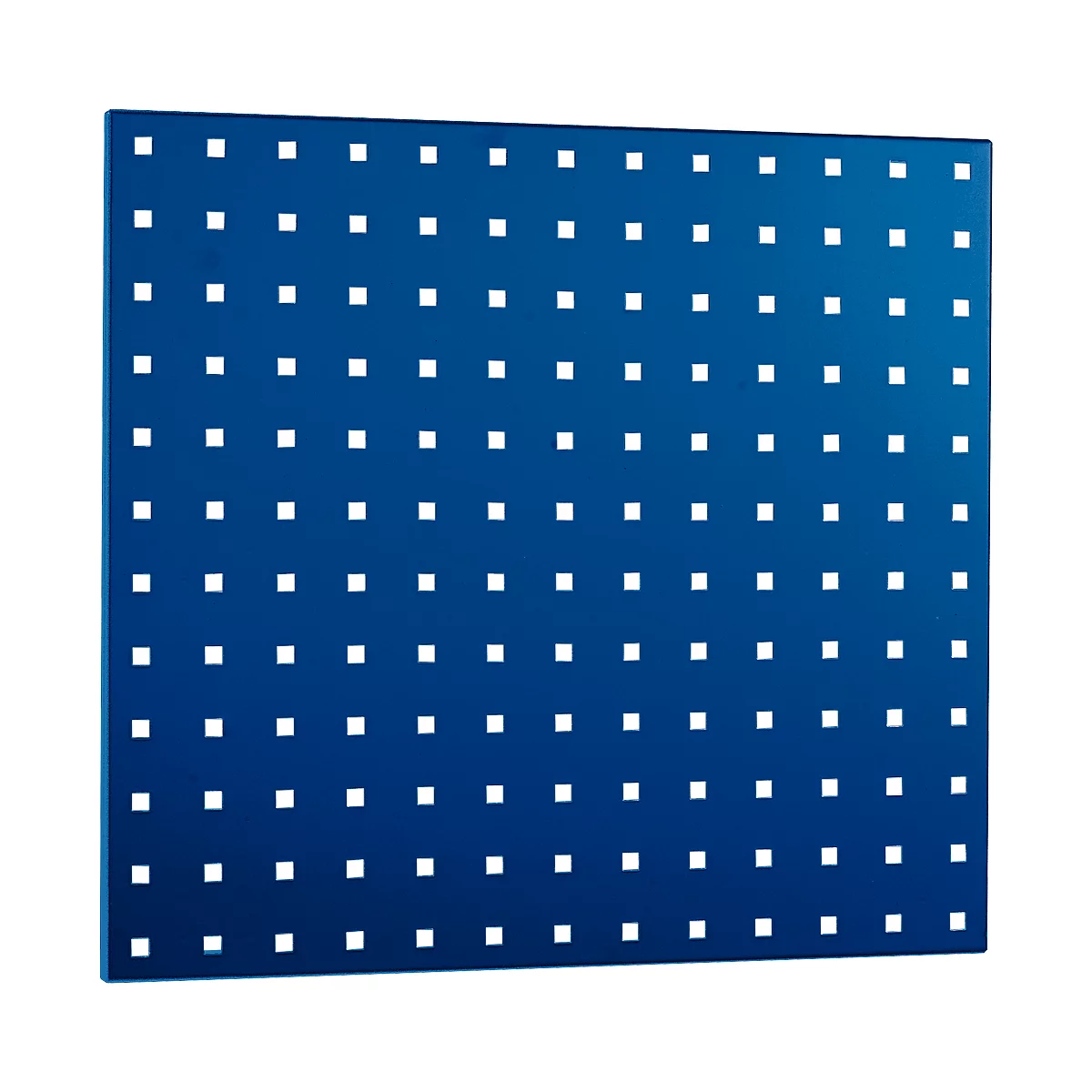 Blue square with many small, white squares.