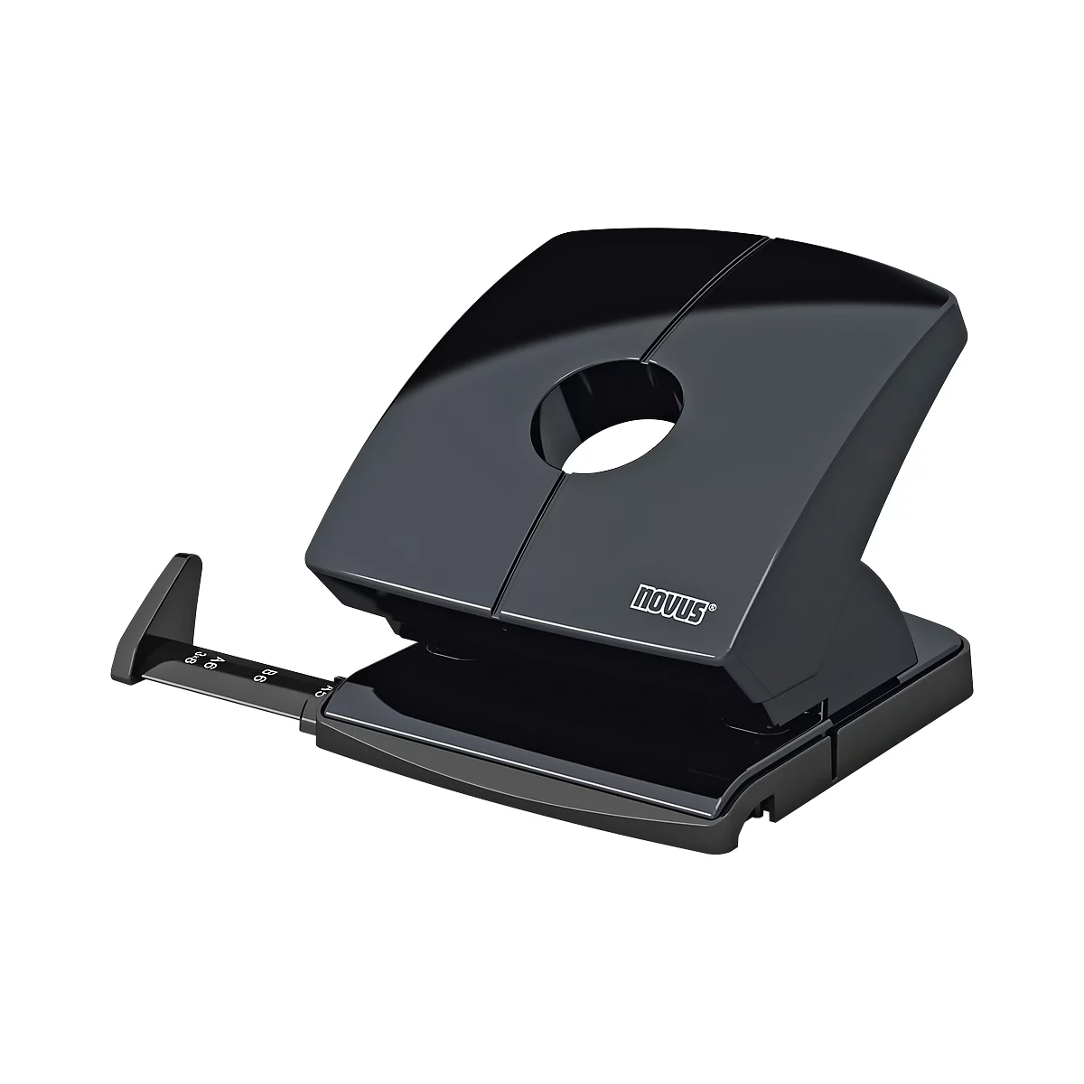 Perforateur Novus B 230, métal, noir brillant